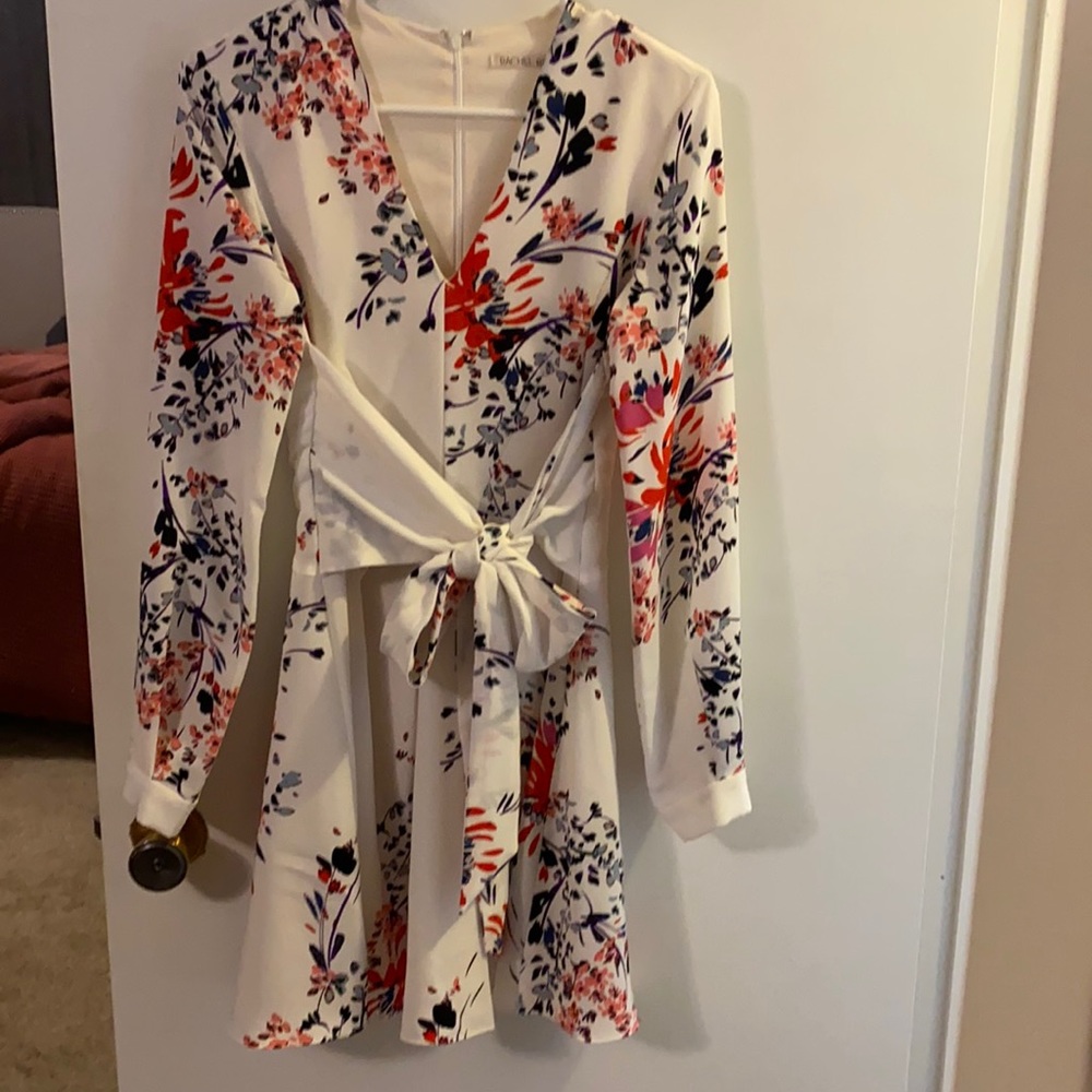 Rachel Roy white flower dress